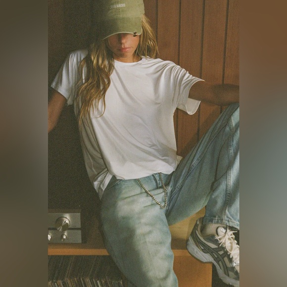 Joah Brown Denim - NEW Joah Brown White Boyfriend Tee $84